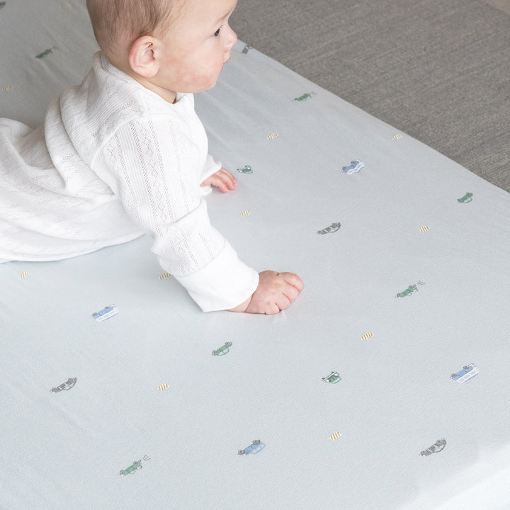 コットンメッシュ フィッティングシーツ 綿100%【日本製】レギュラー 70×120cm ミニ 60×90cm