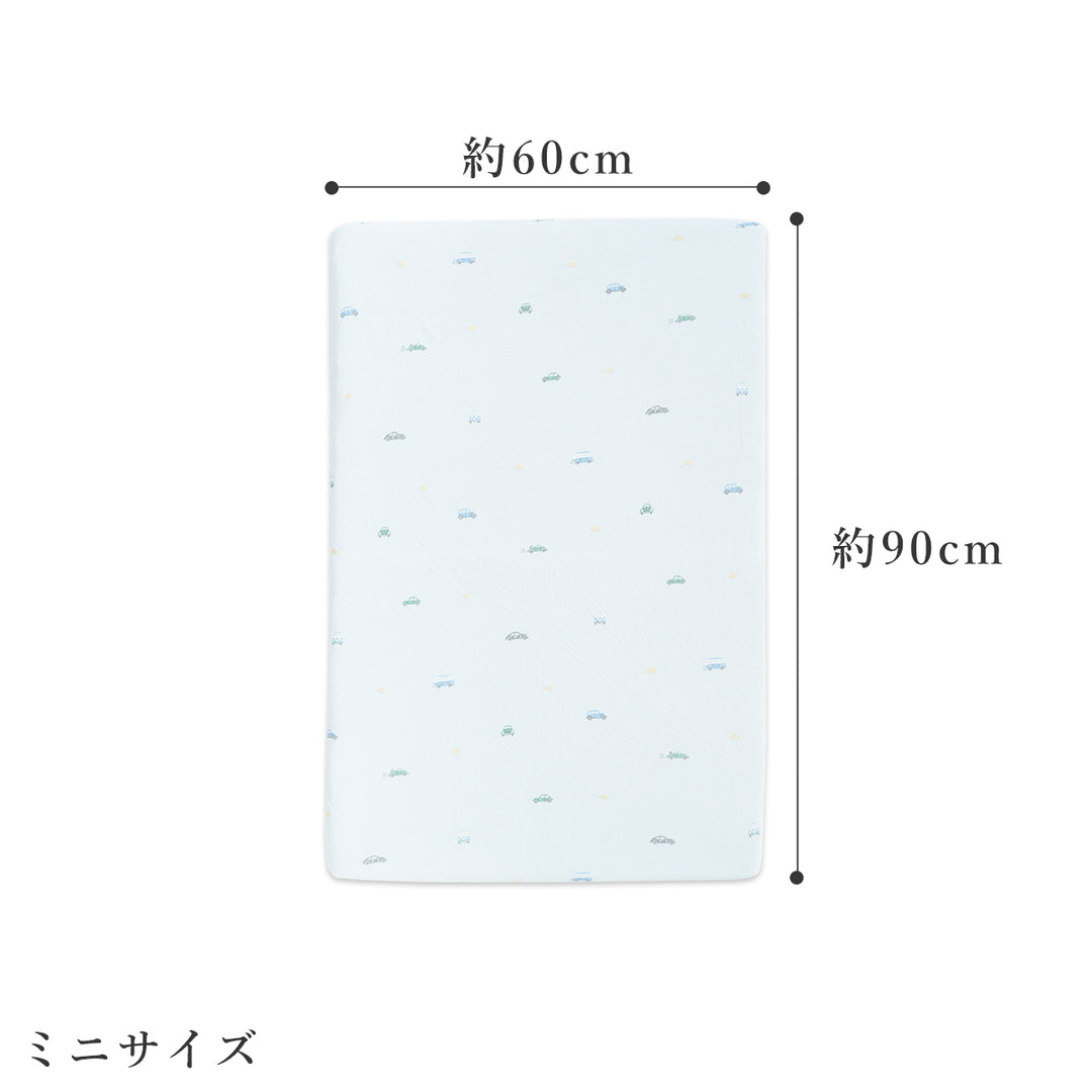 コットンメッシュ フィッティングシーツ 綿100%【日本製】レギュラー 70×120cm ミニ 60×90cm