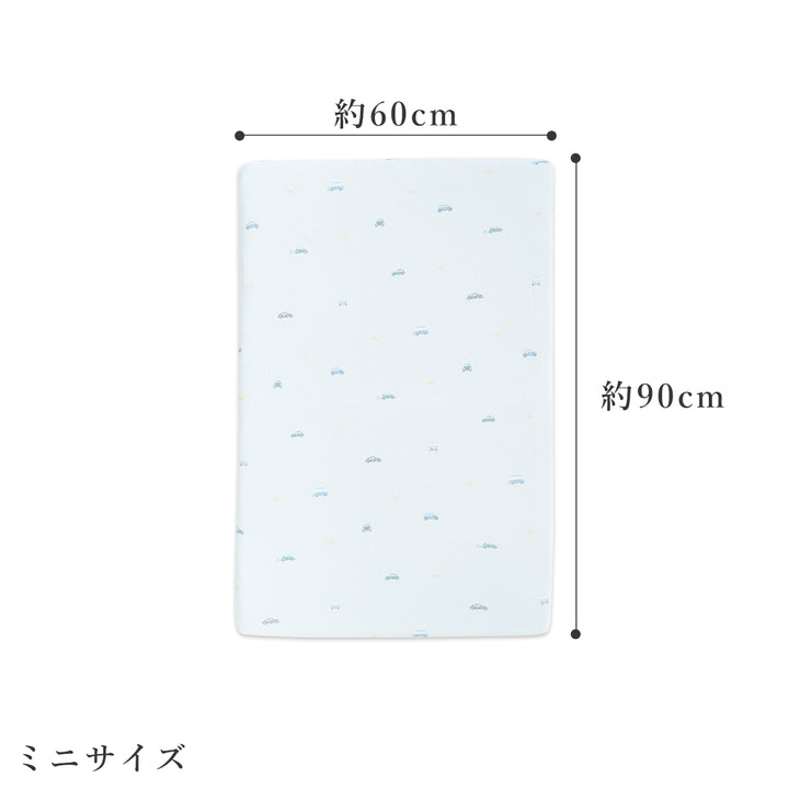 コットンメッシュ フィッティングシーツ 綿100%【日本製】レギュラー 70×120cm ミニ 60×90cm