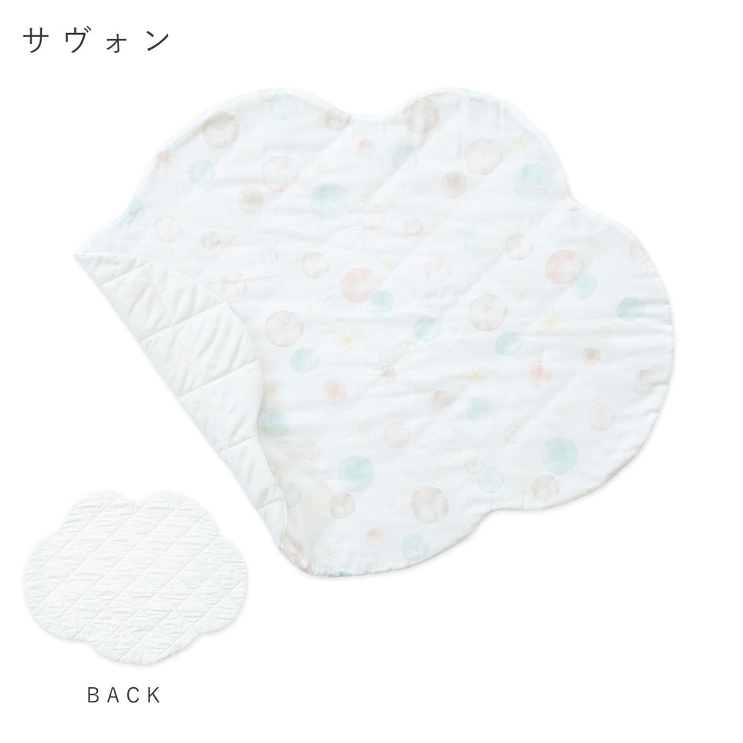 中綿入り 雲のかたち お昼寝ふかふかケット【日本製】75×97cm ベビーサイズ