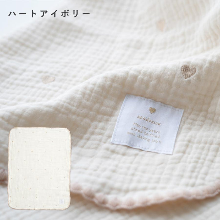ふんわりシボ ガーゼケット65×85cm ベビー サイズ 6重ガーゼ