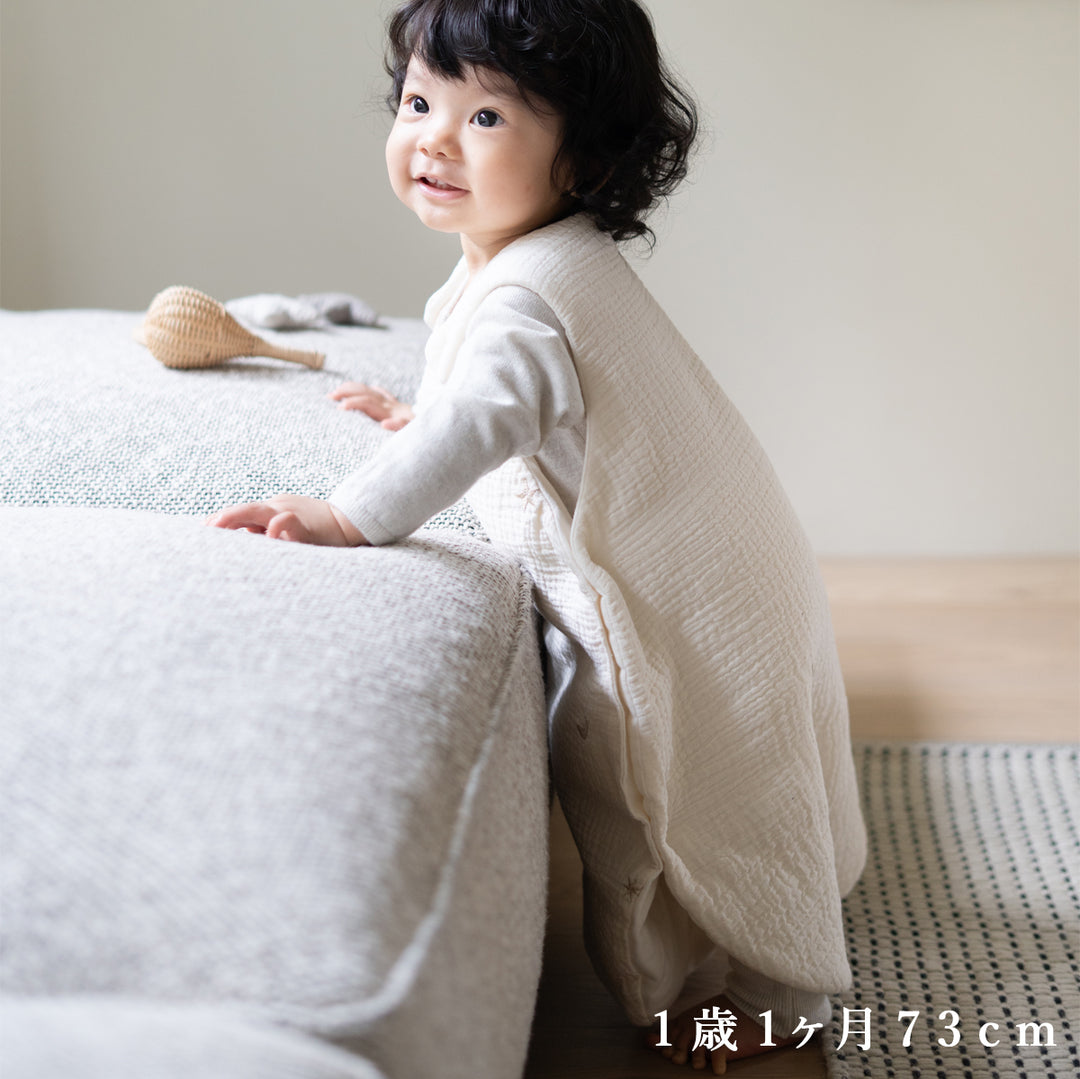 ダウン 羽毛 スリーパー 新生児 1歳頃まで【日本製】新生児から使える 乾燥機対応 医師と共同開発