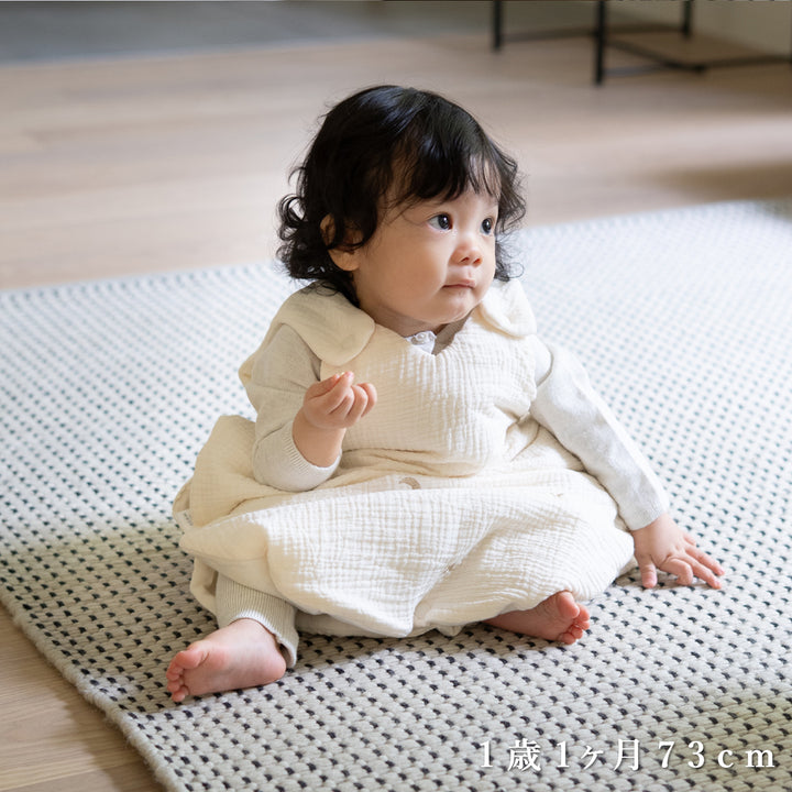 ダウン 羽毛 スリーパー 新生児 1歳頃まで【日本製】新生児から使える 乾燥機対応 医師と共同開発