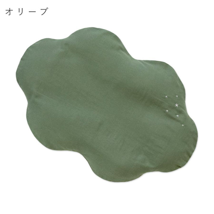 雲のかたちのCカーブ だっこ布団 ダブルガーゼ【日本製】ベビー ねんねクッション 抱っこ布団