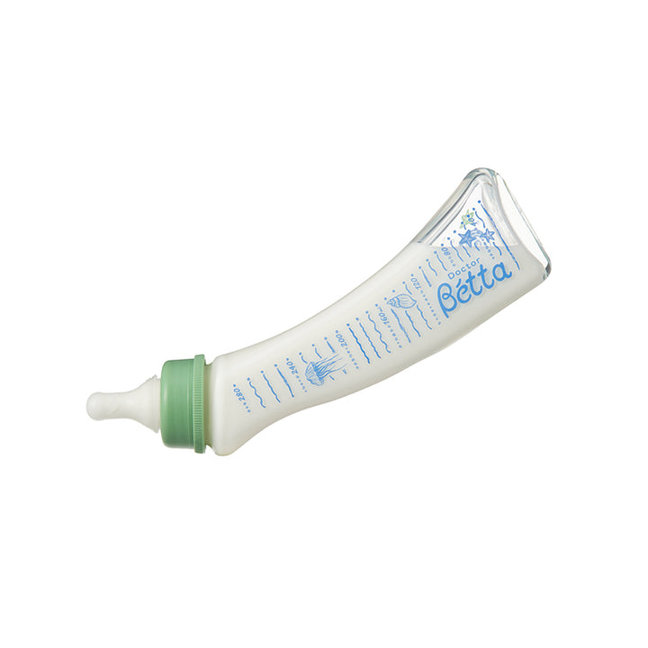 Betta ドクターベッタ 哺乳びん ブレイン スリム 280ml 30周年限定 耐熱 ガラス製 Pearl