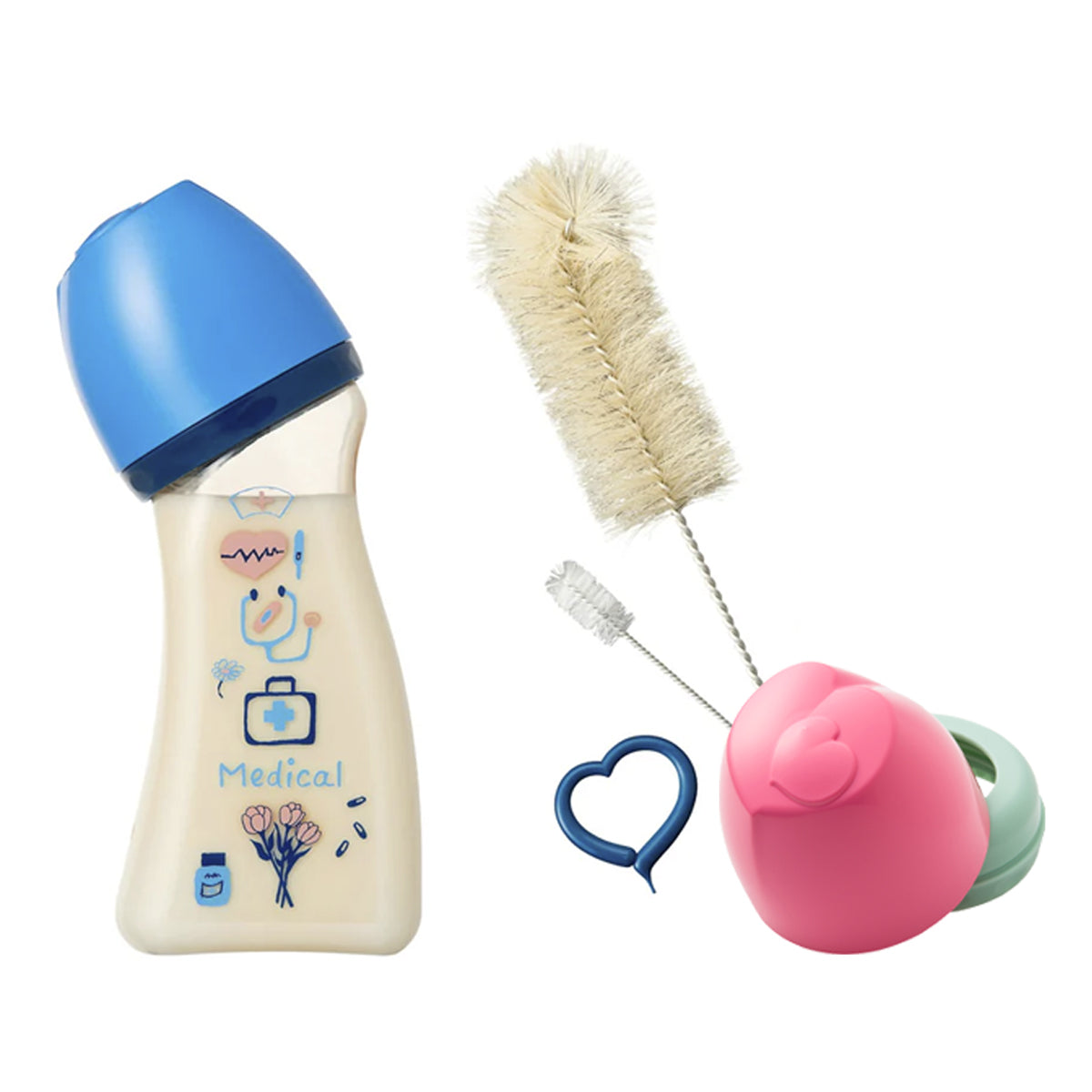 ドクターベッダ哺乳瓶セット Betta ドクターベッタ 哺乳びん ブレイン ワイド 広口タイプ 240ml